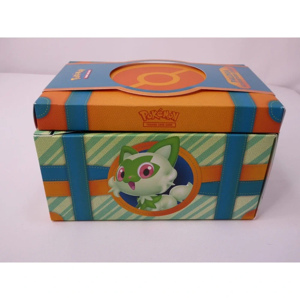 Pokemon Paldea Adventure Chest w/ Box of Cards/Sticker Sheet/Mini Portfolio Only